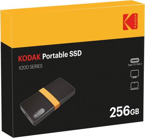 【新品未開封】KODAK ポータブルSSD X200シリーズ 2TB KODAK portable SSD X200 | KodakFlash