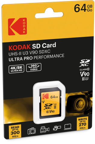 KODAK SD ULTRA PRO PERFORMANCE UHS-II U3 V90