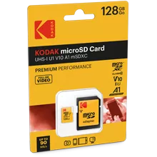 KODAK microSD PREMIUM PERFORMANCE Class 10 UHS-I U1 V10 A1