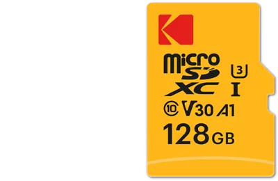 KODAK microSD ULTRA PERFORMANCE Class 10 UHS-1 U3 V30 A1